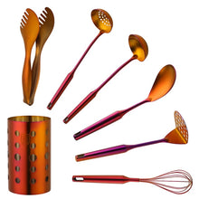 Load image into Gallery viewer, 7 Piece Stainless Steel Cooking Set In 4 Colors