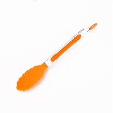 Load image into Gallery viewer, Stainless Steel Tongs With Unique Personality Color Silicone Grips