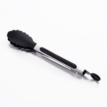 Load image into Gallery viewer, Stainless Steel Tongs With Unique Personality Color Silicone Grips