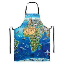 Load image into Gallery viewer, Can World Map Aprons Teach Kids Geography?