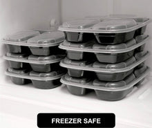 Load image into Gallery viewer, Meal Prep Containers Segmented, Round Or Square
