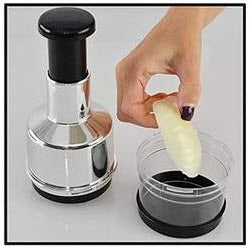 Shiny Vegetable Dicer For Little Fingers!