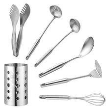 Load image into Gallery viewer, 7 Piece Stainless Steel Cooking Set In 4 Colors
