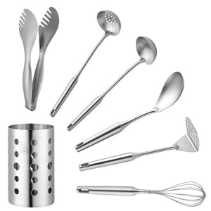 7 Piece Stainless Steel Cooking Set In 4 Colors