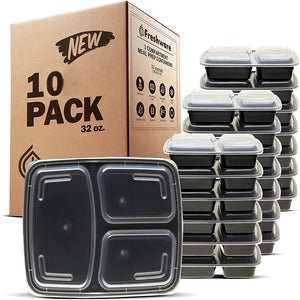 Meal Prep Containers Segmented, Round Or Square