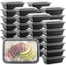 Load image into Gallery viewer, Meal Prep Containers Segmented, Round Or Square
