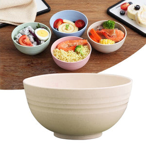 Wheat Straw Plastic Bowls