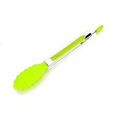 Load image into Gallery viewer, Stainless Steel Tongs With Unique Personality Color Silicone Grips
