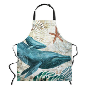 Fashionable Classy And Upscale Marine Life Aprons