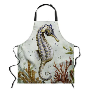 Fashionable Classy And Upscale Marine Life Aprons